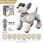 Remote Control Robot Dog Programmable Smart Interactive Stunt Robot Dog With Touch Function Singing Dancing Walking Smart Toy