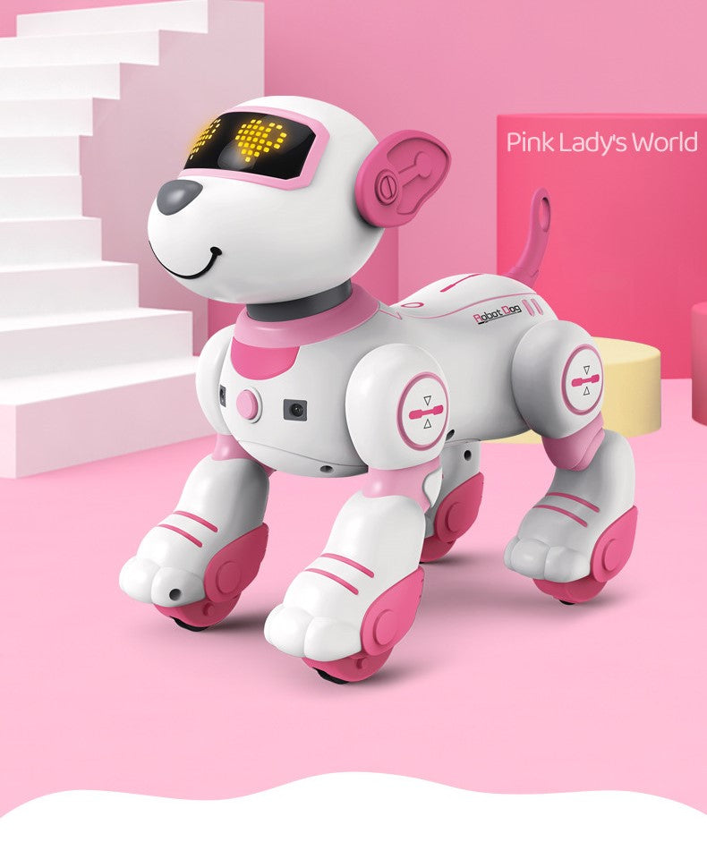 Remote Control Robot Dog Programmable Smart Interactive Stunt Robot Dog With Touch Function Singing Dancing Walking Smart Toy