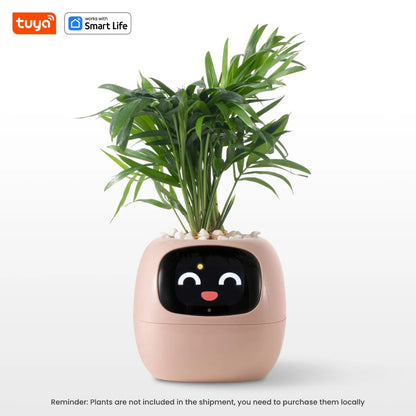 Smart Planter, Tuya Ivy Smart Planter, Endless Fun Over 49 Rich Expressions,7 smart sensors,AI Chips Make Raising Plants Easy and Fun